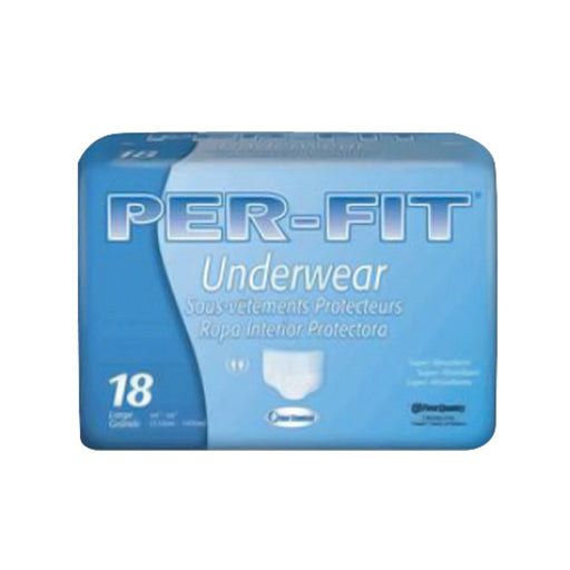 First Quality First Quality Unisex Adult Absorbent Underwear With Tear Away Seams PF-513, Count Of 18 Underwear
