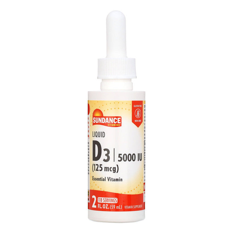 Sundance Sundance Vitamin D3 Liquid, 5000 IU, 2 Oz Vitamins & Supplements