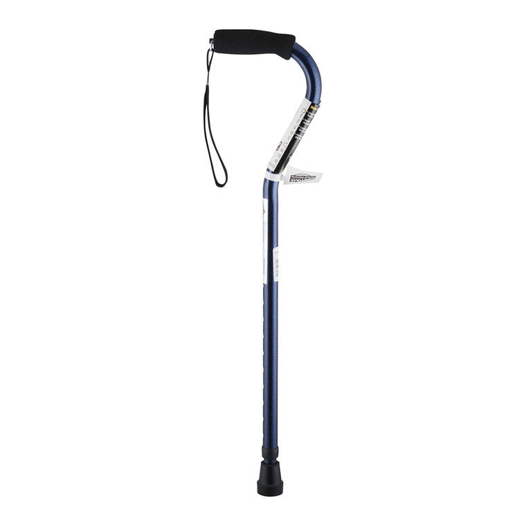 Graham Field Canes Graham Field Canes Adjustable Offset Cane With Foam Hand Grip And Strap 31-39 Inch, Silver Crutches