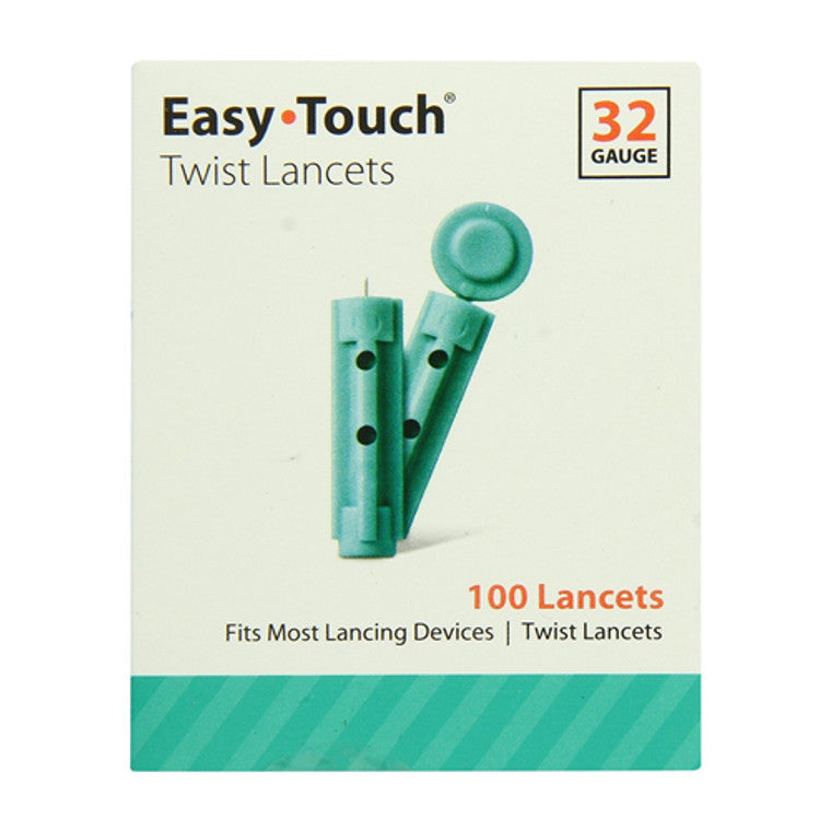Easy Touch Easy Touch Twist Lancets, 32 Gauge Gauges Antique White