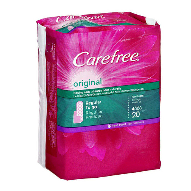Carefree Carefree Pantiliners, Original, Fresh Scent, Regular To Go Personal Care White Smoke