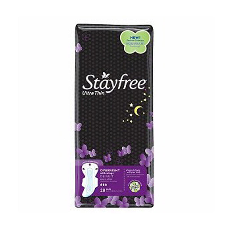Stayfree Stayfree Ultra Thin Pads Overnight With Wings Personal Care
