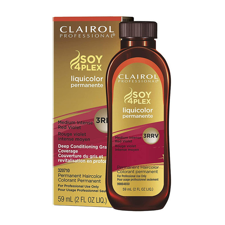 Clairol Professional Clairol Professional Liquicolor Permanent Hair Color, 3RRV Med Intense Red Violet, 2 Oz Hair Color Sienna