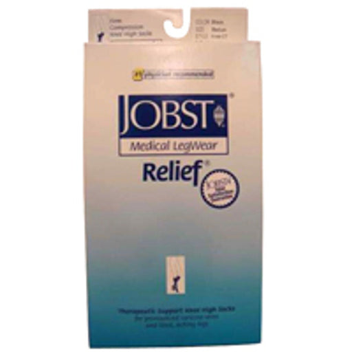 Jobst Jobst Compression Stockings Relief Knee High Medium Black Closed Toe, 1 Pair Medical