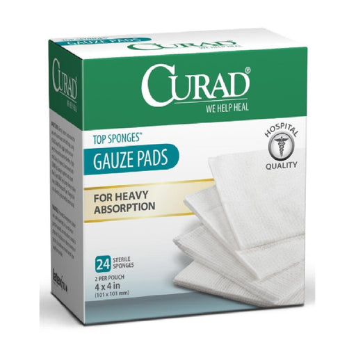 Curad Curad Gauze, Sponge, Post-Op, 4"x4", Sterile Medical Supplies