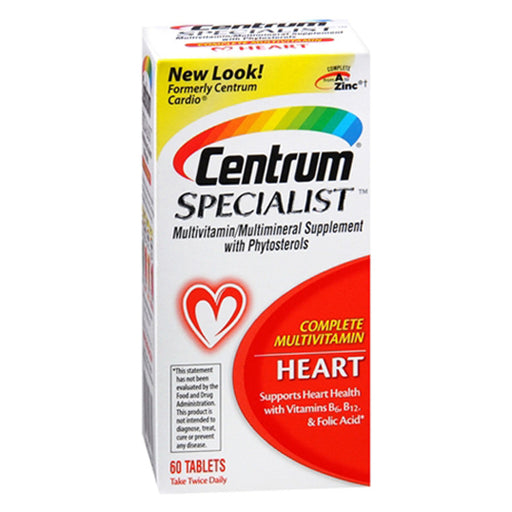Centrum Centrum Specialist Tablets High Potency Heart Multivitamin Vitamins & Supplements