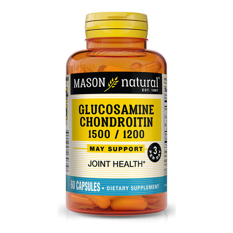 Mason Natural Mason Natural  1500/1200 Joint Health  Glucosamine Chondroitin 60 Capsules Vitamins & Supplements