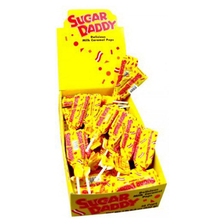 Charms Lollipops Charms® Sugar Daddy® Milk Caramel Pops – Bulk Box (48 Lollipops) Candy & Chocolate