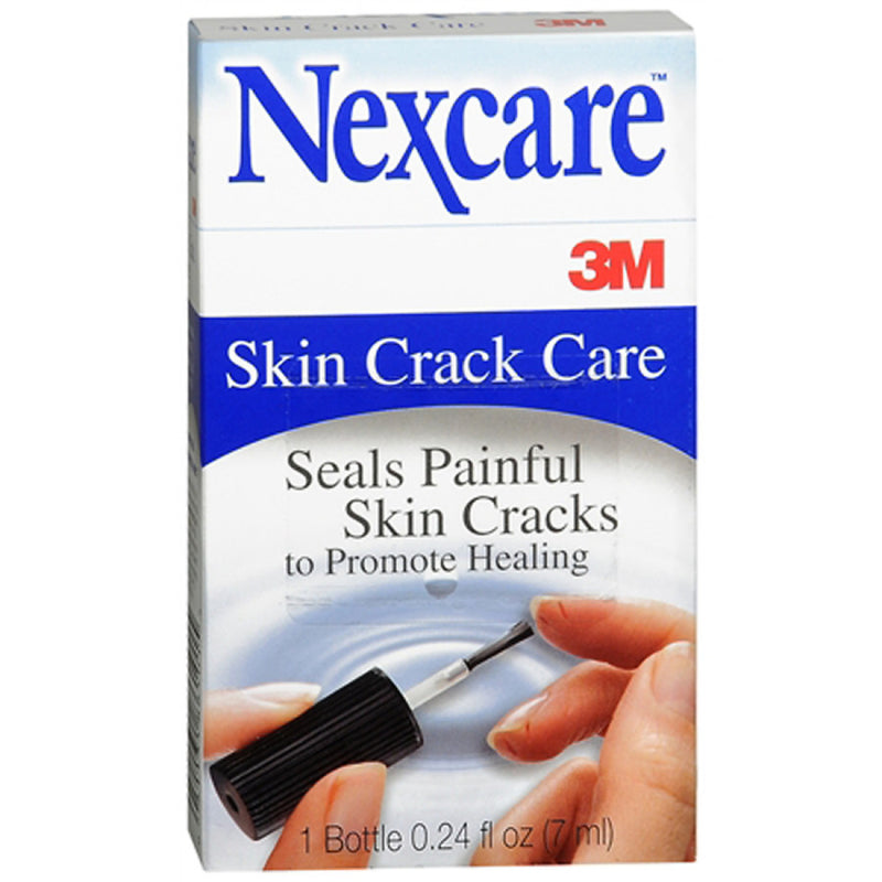 Nexcare Nexcare Skin Crack Care, Liquid Bandage for Painful Skin Cracks, 0.24 fl oz First Aid White Smoke