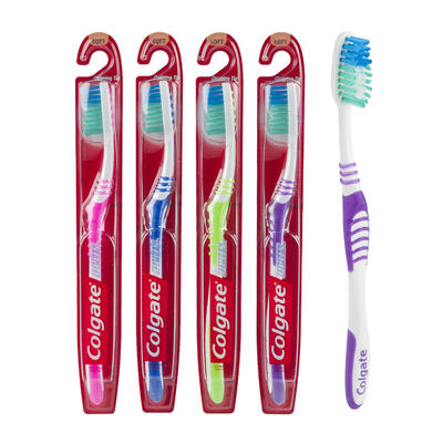 Colgate Colgate Plus Dual Cleaning Tip Full Head Soft Toothbrush 1EA Toothbrushes