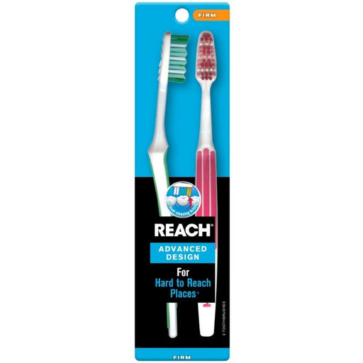 Reach Reach Advanced Design Toothbrushes Firm Full Head Color May Vary Toothbrushes