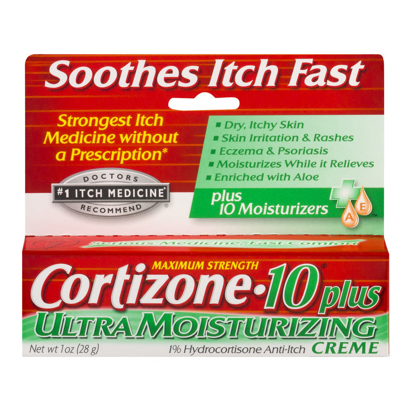 Cortizone-10 Cortizone-10 Anti Itch Creme, Maximum Strength, Plus Ultra Moisturizing 1 Oz First Aid