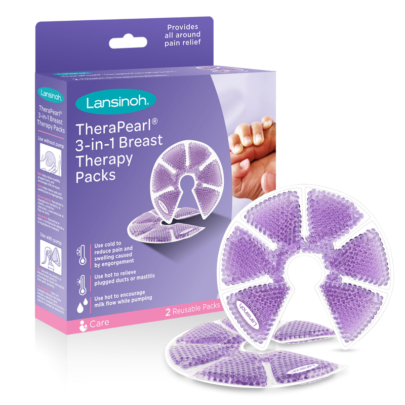Lansinoh Lansinoh TheraPearl, 3-in-1 Breast Therapy, 2 Packs Nursing & Feeding White Smoke
