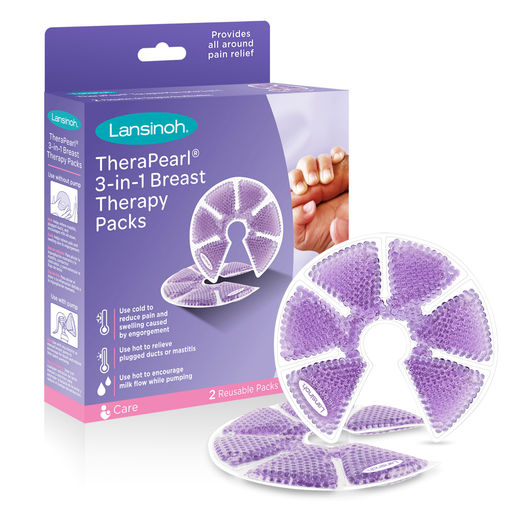 Lansinoh Lansinoh TheraPearl, 3-in-1 Breast Therapy, 2 Packs Nursing & Feeding White Smoke