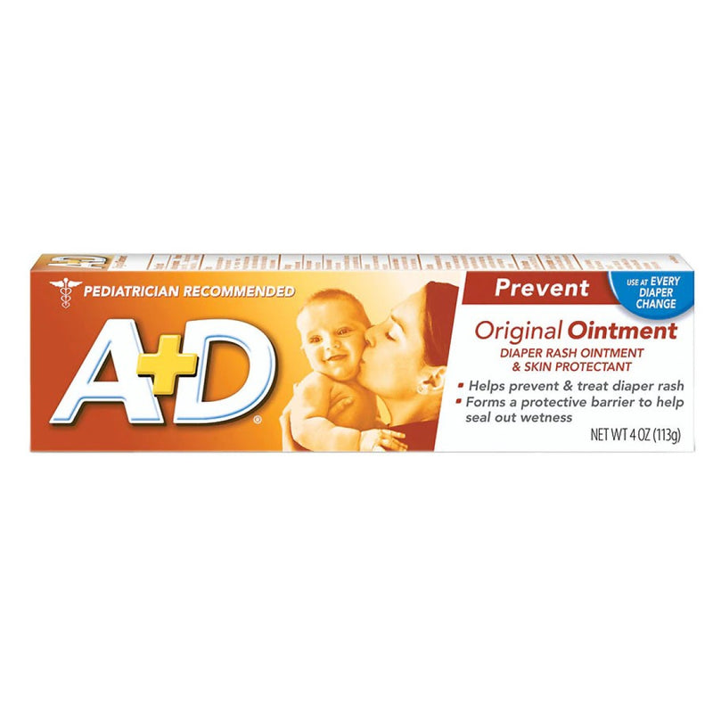 A+D A+D Original Diaper Rash Ointment, Skin Protectant, 4 Ounce Tube Baby & Toddler