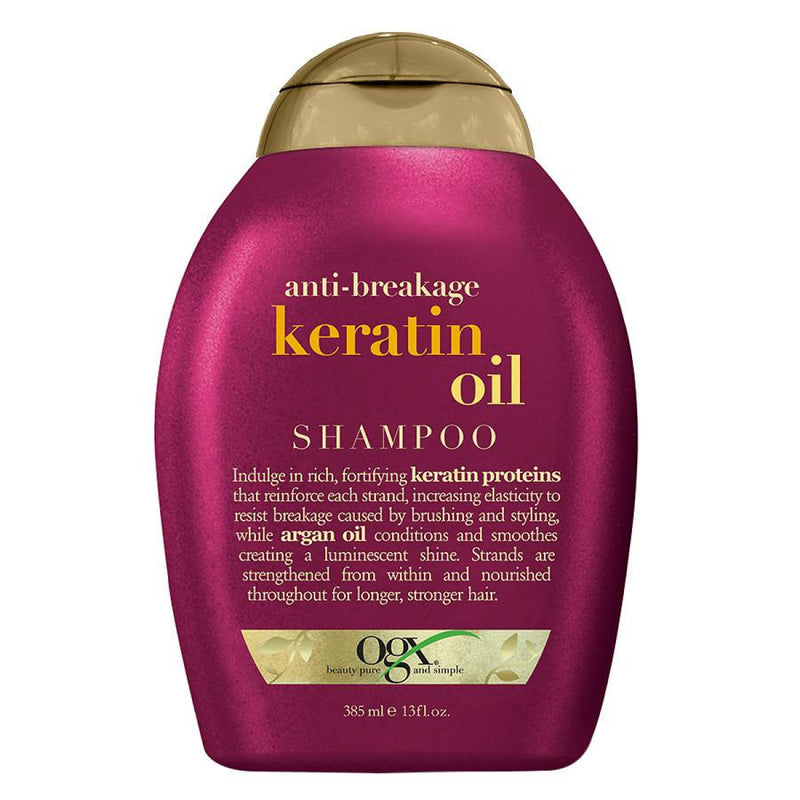 OGX OGX Anti-Breakage + Keratin Oil Fortifying Anti-Frizz Shampoo For Damaged Hair & Split Ends - 13 Fl Oz Shampoo