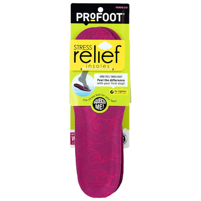 ProFoot ProFoot Stress Relief Insoles for Women, Orthotic Support, 1 Pair Insoles & Inserts