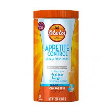 Meta Meta Appetite Control, Orange Zest, Fiber Powder 23.3 Oz Health & Beauty White Smoke