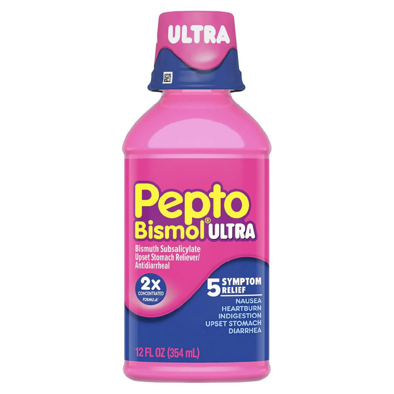 Pepto Bismol Pepto Bismol Upset Stomach Reliever & Antidiarrheal – 12 fl. oz. Health & Beauty