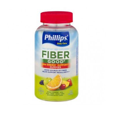 Phillips Phillips Daily Care Fiber Good Plus Energy Support Gummies Health & Beauty