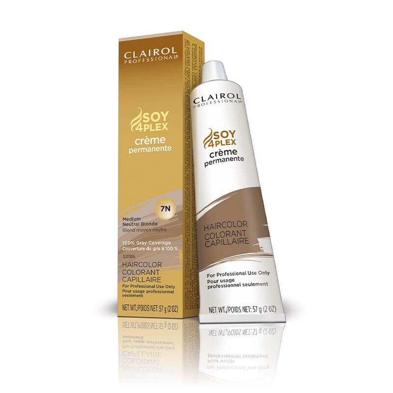 Clairol Crème Perm Clairol Crème Perm Cl Premium Cr 7n Medium Neutral Blonde White Smoke