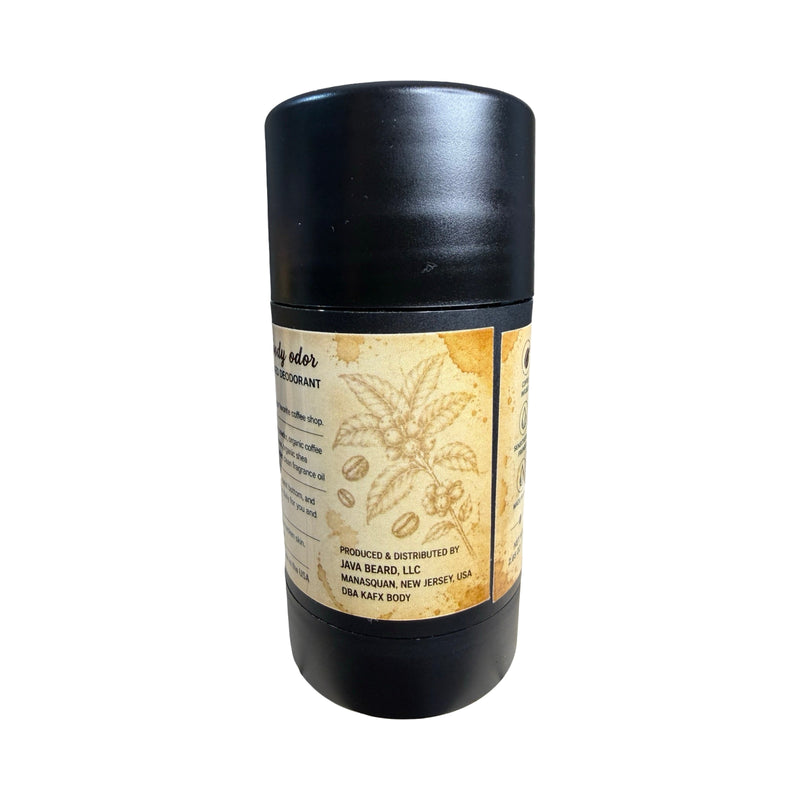 KAFX Body Coffee Shop Coffee-Infused Natural Deodorant – Real Coffee Scent & Safe for All Deodorant White Smoke