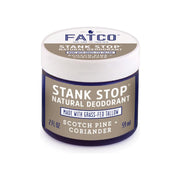 FATCO Skincare Products Stank Stop Cream Deodorant, Scotch Pine+Coriander, 2 Oz