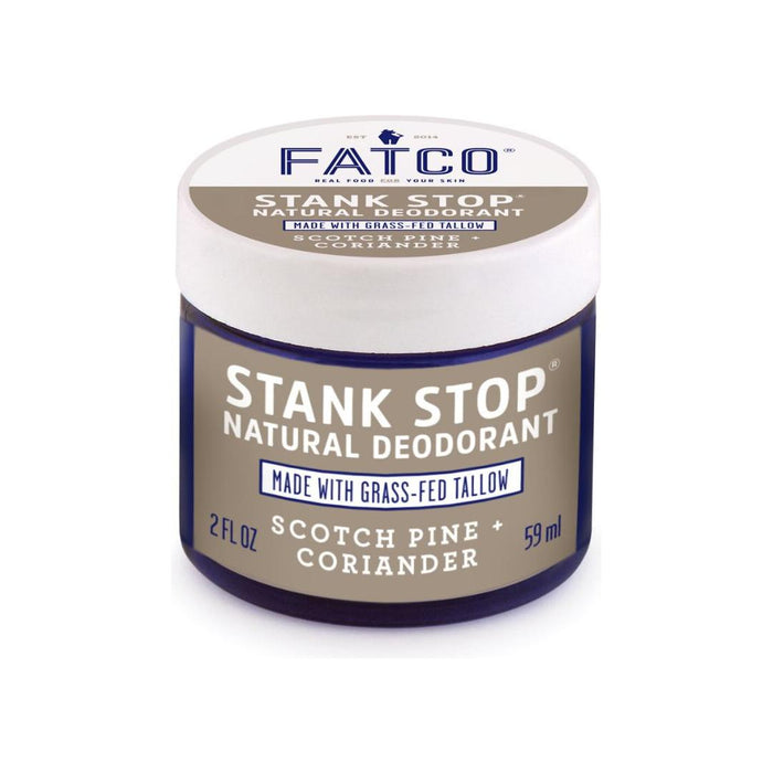 Stank Stop Cream Deodorant, Scotch Pine+Coriander, 2 Oz