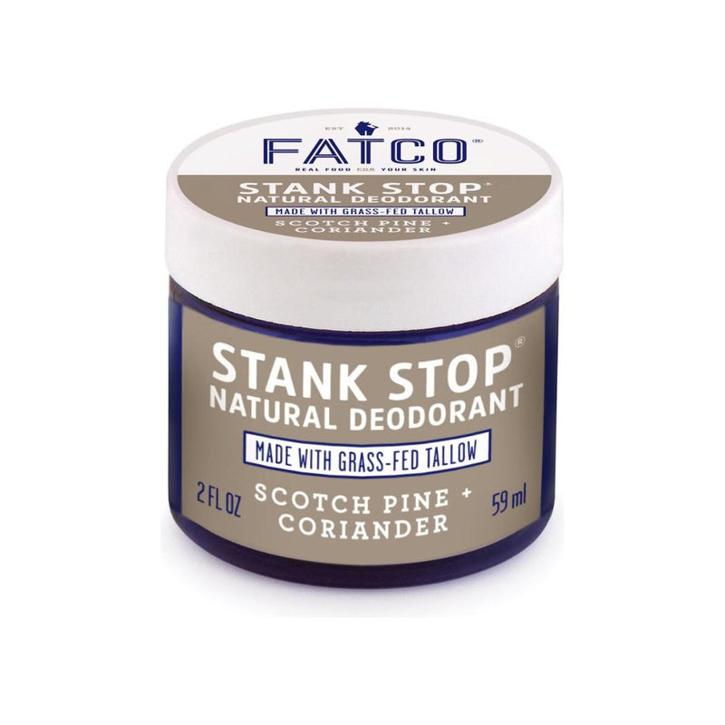 FATCO Skincare Products Stank Stop Cream Deodorant, Scotch Pine+Coriander, 1 Oz