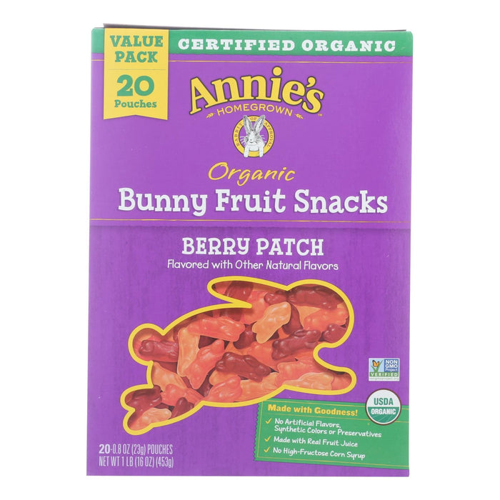 Annie's Homegrown - Frut Snak Oogii Berry Patch (Pack of 6-16 Oz)