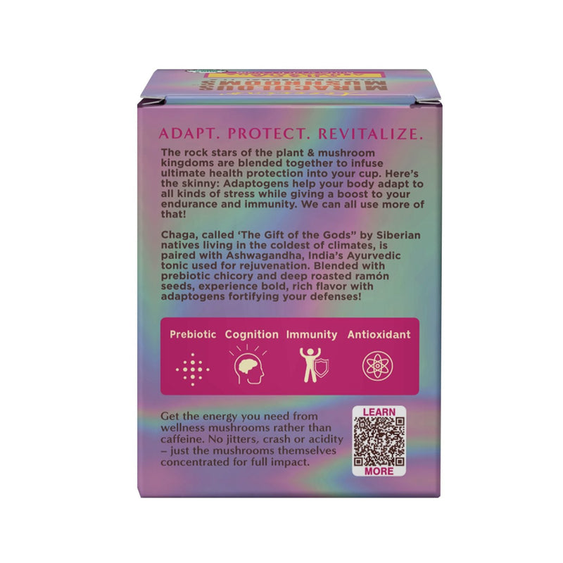 Teeccino Chaga Ashwagandha Butterscotch Cream Mushroom Herbal Tea Herbal Tea
