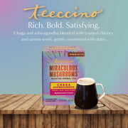 Teeccino Chaga Ashwagandha Butterscotch Cream Mushroom Herbal Tea Herbal Tea