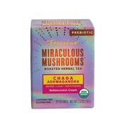 Teeccino Chaga Ashwagandha Butterscotch Cream Mushroom Herbal Tea Herbal Tea