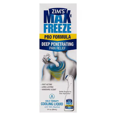 Zim`S Zim Maximum Strength Freeze Pain Relief Gel / Spray Medicine & Drugs