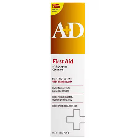 A+D A+D First Aid Multipurpose Ointment Skin Protectant with Vitamins 1.5 oz Health Care