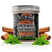 BiteMyWood 450 Qty BiteMyWood Flavored Birchwood Toothpicks in Plastic Jars Beauty & Personal Care - Nasal & Oral Care - Dental Floss & Picks