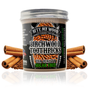 BiteMyWood 450 Qty BiteMyWood Flavored Birchwood Toothpicks in Plastic Jars Beauty & Personal Care - Nasal & Oral Care - Dental Floss & Picks