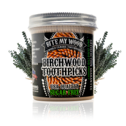 BiteMyWood 450 Qty BiteMyWood Flavored Birchwood Toothpicks in Plastic Jars Beauty & Personal Care - Nasal & Oral Care - Dental Floss & Picks