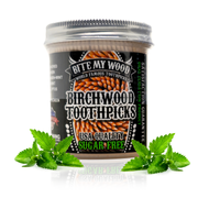 BiteMyWood 450 Qty BiteMyWood Flavored Birchwood Toothpicks in Plastic Jars Beauty & Personal Care - Nasal & Oral Care - Dental Floss & Picks
