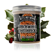 BiteMyWood 450 Qty BiteMyWood Flavored Birchwood Toothpicks in Plastic Jars Beauty & Personal Care - Nasal & Oral Care - Dental Floss & Picks