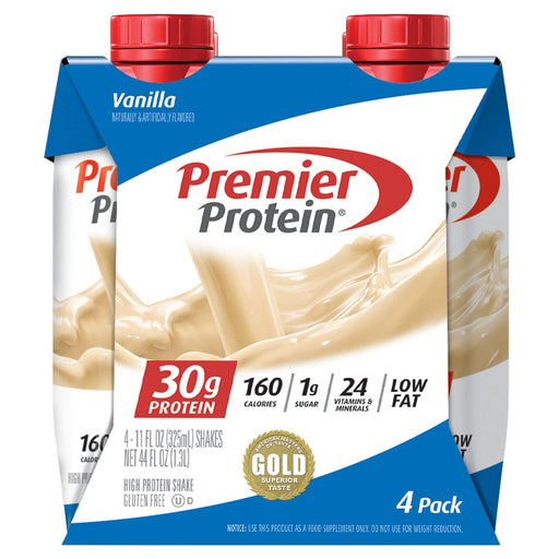 Premier Protein Premier Protein High Shake, Vanilla, 4 Pack Fitness & Nutrition
