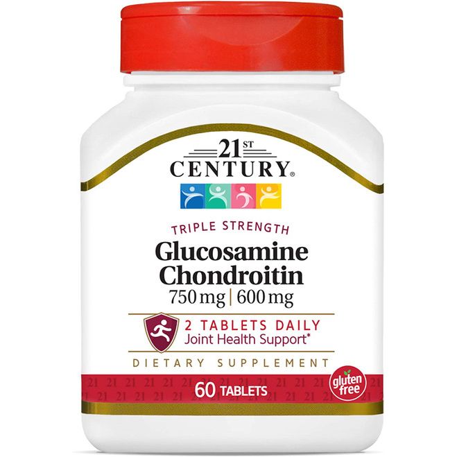 21st Century 21st Century Glucosamine / Chondroitin, Triple Strength, 750 Mg / 600 Mg, 60 Tablets Vitamins & Supplements