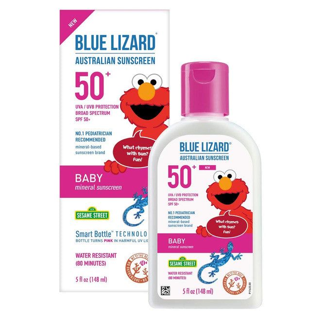 Blue Lizard Blue Lizard Mineral Sunscreen, Sesame Street, Baby, SPF 50 Sunscreen