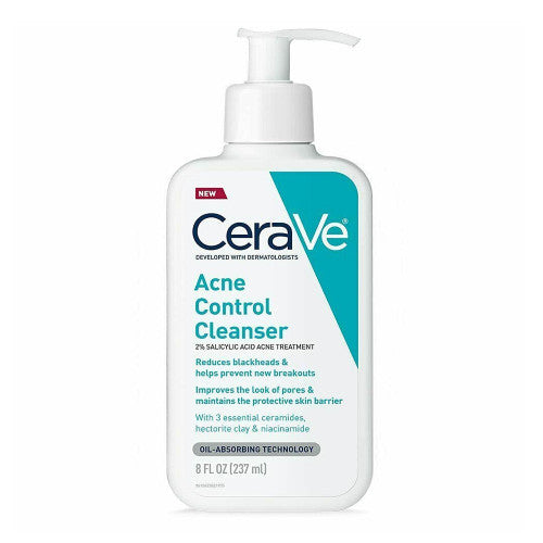 Cerave Cerave Acne Control Cleanser 8.0Fl Oz Toners White Smoke