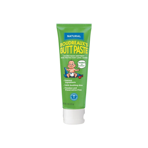 Boudreaux's Butt Paste Boudreaux's Butt Paste With Natural Aloe Diaper Rash Ointment, 4 Oz Tube Personal Care