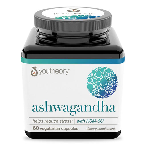 Youtheory Youtheory Ashwagandha, 1,000 Mg, 60 Vegetarian Capsules Vitamins & Supplements