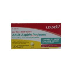 0 Leader Adult Aspirin Regimen 81mg 120 Tablets Tablet Computers