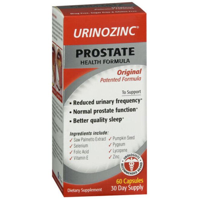 Urinozinc Urinozinc Prostate Health Formula Original Capsules Health & Beauty