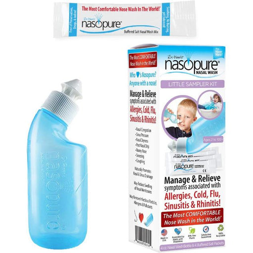 Nasopure Nasopure Nasal Wash Little Sampler Kit - Bottle & Salt Packet Medicine & Drugs
