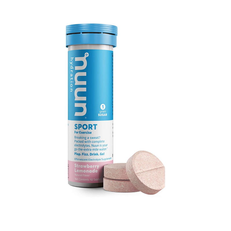 Nuun Nuun Sport: Strawberry Lemonade – Effervescent Electrolyte Tablets Sports & Energy Drinks